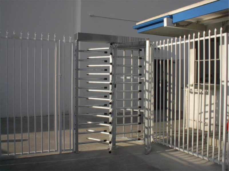 Fullheight 7 Hayward Turnstiles outdoor controlled access security turnstile door revolvong access entry gates systems full height industrial turnstile gate manufacuter, supplier companies