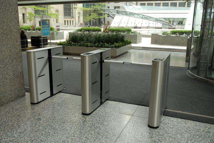Hayward Turnstiles optical turnstile drop arm r400ma_01 electronic gate security access entry system for office, lobby, library employees optical best indoor