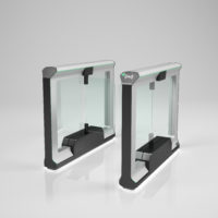 EZ Lane SL1000 Swing Glass Optical Turnstile