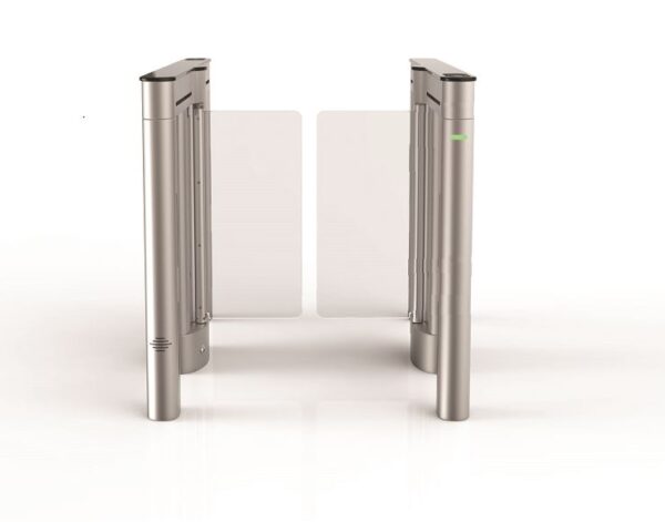 SL2000 Optical Turnstile low swing barrier over white background