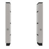 optical counting turnstile front view stainless steel