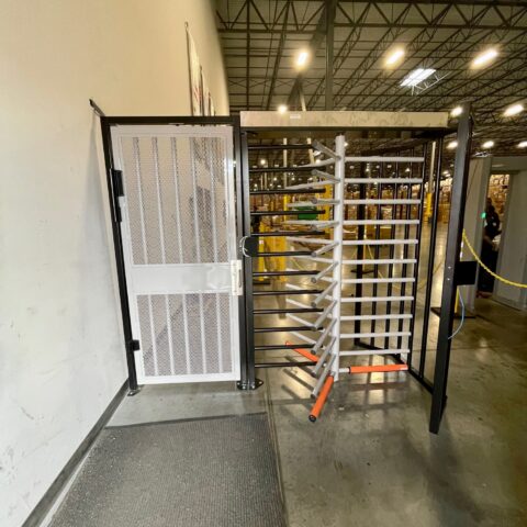 HT431, HTG-M Two Tone Installed 2 Hayward Turnstiles